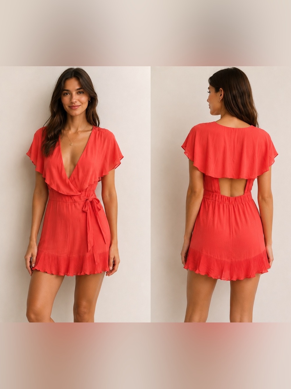 Mustard Seed Coral-Pink Dress